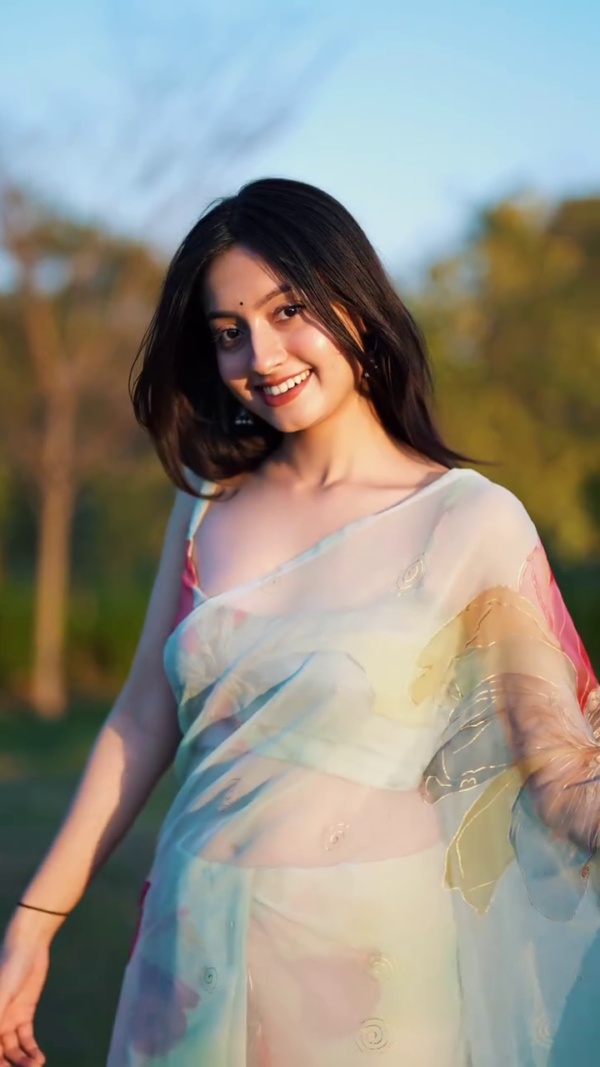 2921 (4) Pastel Bloom Saree