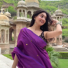2930 (5) Royal Purple Chiffon Saree