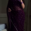 Midnight Purple Party Saree