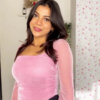 3039 (1) Soft Pink Velvet Glam Top