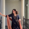 Navy Blue Embroidered Ethnic Suit Set