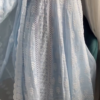 3044 (3) Powder Blue Chikankari Anarkali Set