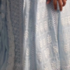 3044 (5) Powder Blue Chikankari Anarkali Set
